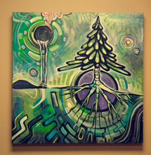 art green tree